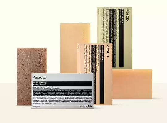 Bath time for grown-ups: Aesop Bar Soaps Image
