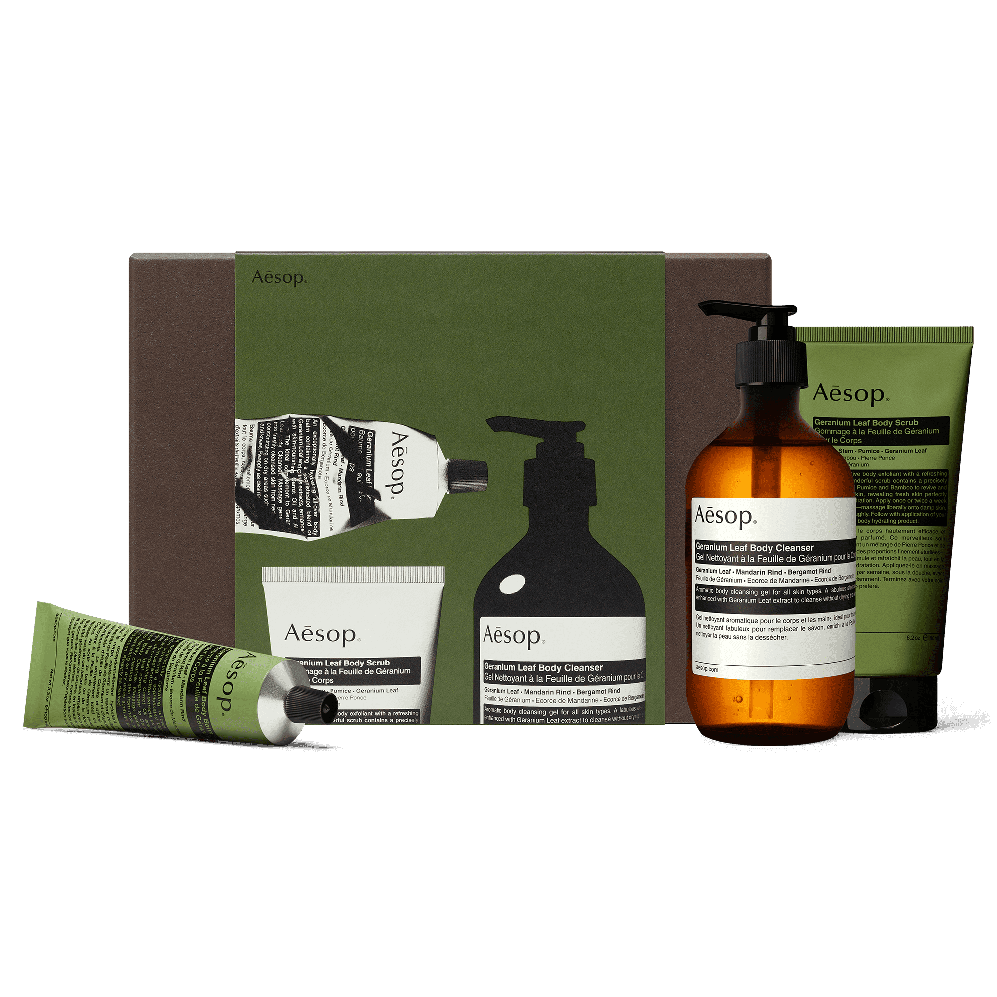 Party in the Greenhouse—A Geranium Leaf Trio