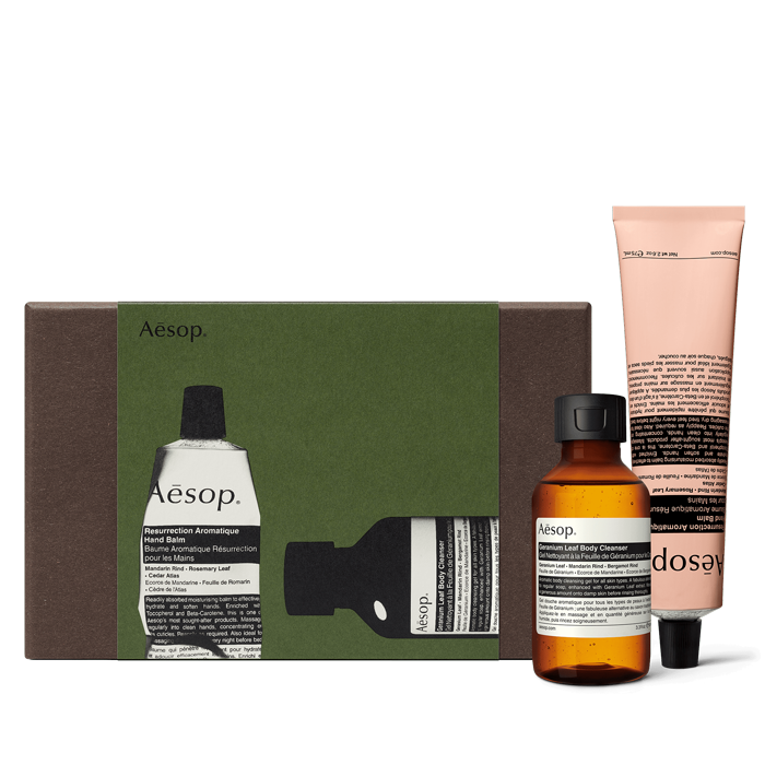 Greetings in the Guest Room—A Hand & Body Duo